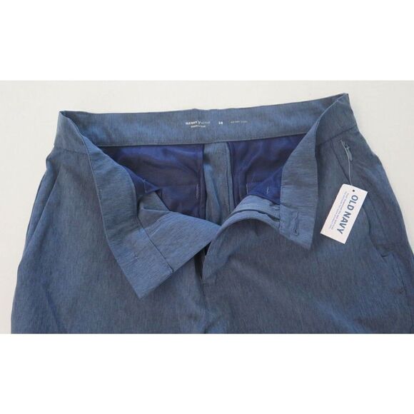 Old Navy 824696-00-10028 Men's Sz 28 Blue Heather Active StretchTech Shorts - Picture 3 of 9